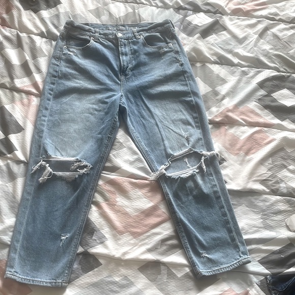 American Eagle Mom Jeans Sz 10 RN 54485 CA 03873 Women - Picture 1 of 4